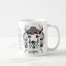 Gibbs Family Coat of Arms Mug