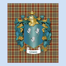Gibson Coat of Arms and Tartan posters