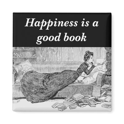 Gibson Girl Reading a Book Refrigerator Magnet by msdespina