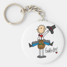 Giddy Up Cowboy Tshirts and gifts Key Chains