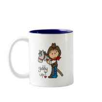 Giddy Up Cowboy Tshirts and Gifts Coffee Mug