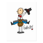 Giddy Up Cowboy Tshirts and gifts Post Cards