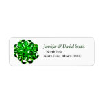 Gift Bow Christmas Card Mail Label labels