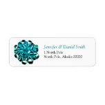 Gift Bow Christmas Card Self Adhesive Label labels