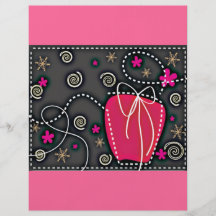Gift Box PINK BLACK WHITE EMO GIRLY BACKGROUNDS WA Flyer Design