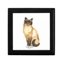 Gift Box with appealing Birman Cat