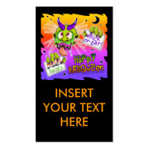 Gift Card, Business Card, Tags - HALLOWEEN BOOGEYM