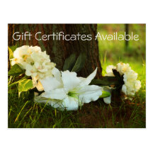 Gift Certificates available Postcard