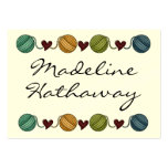 Gift Enclosure Card / Tag - Knitting - by SRF Business Card Templates