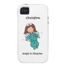 Gift for Nurse Personalize with Name iPhone 4 Covers
