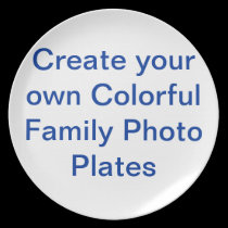 Gift Idea- Personalized 10" Family Photo Plates plates