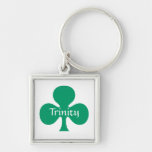 Gift Keychain St Patrick symbolic Trinity shamrock