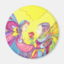 gift of love round magnet