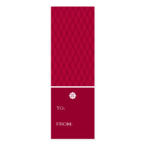 Gift tag business card template