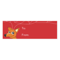 Gift tag business card templates