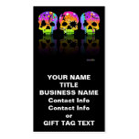 Gift Tag, Business Card - POP ART SKULLS
