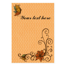 Gift tag/place card-thanksgiving/fall-customizable business card templates