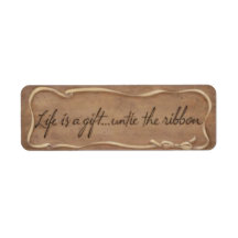 gift tag sticker return address label