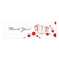 Gift Tags, Lovebirds, Thank You