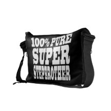 Gifts 4 Stepfathers : 100% Pure Super Stepfather Messenger Bags