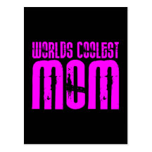 Gifts for Cool Moms : Pink Worlds Coolest Mom Post Card