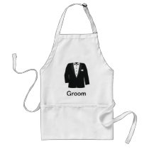 GIFTS FOR GROOM'S OR BLACK TIE EVENTS APRONS