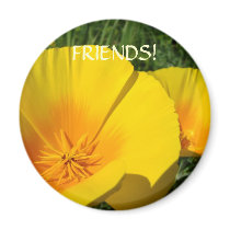 GIFTS FRIENDS Magnet POPPIES Flowers Magnet