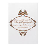 Gifts from a mama's heart and mouth - Mom's advice Custom Invite
