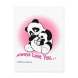 gigglePanda for Mother's Day Postcard
