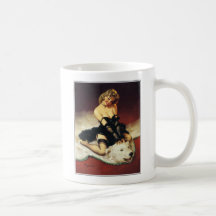 Gil Elvgren mug design retro vintage