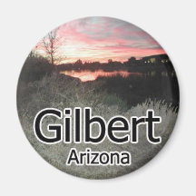 Gilbert Arizona Sunset Magnet