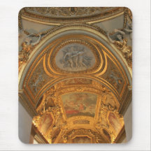 Gilded Ceiling - The Louvre Mouse Mat