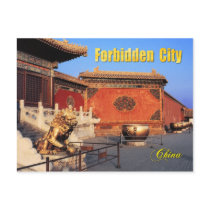 Gilded Lion at Forbidden City, Beijing, China Post Cards