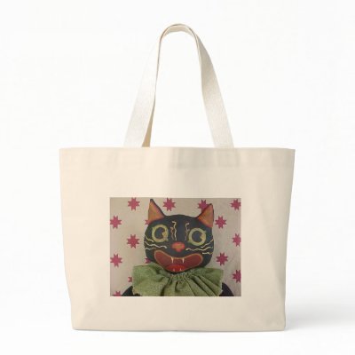 Giles the Happy Cat Tote Bag by disgustedcats