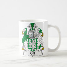 Gill Family Crest Coffee Mug