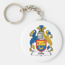 Gillis Family Crest Keychain