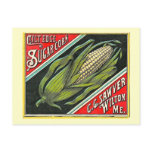 Gilt Edge Sugar Corn - Vintage Crate Label Post Cards