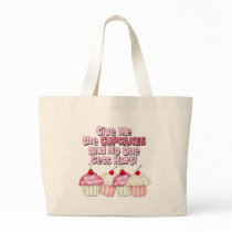 Gimme the Cupcakes Canvas Bags