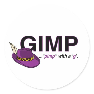 Gimp Pimp Stickers by hobble