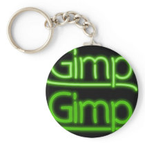Gimp Sign Keychain