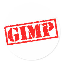 Gimp Round Stickers
