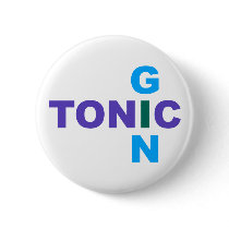 Gin Tonic Longdrink cocktail Anstecknadel