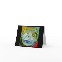 Gin Tonic Note Card