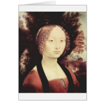 Ginevra Benci Carte De Vœux