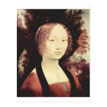 Ginevra Benci Postcard
