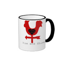 Ginger and Tonic Rise and Shine Rooster Coffee Mug