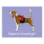 Ginger Bread Beagle Christmas Cookie Personalized Invites