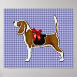 Ginger Bread Beagle Christmas Cookie Poster