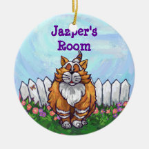 Ginger Cat Personal Room Decoration Christmas Tree Ornament