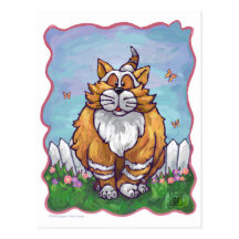 Ginger Cat Postcard
